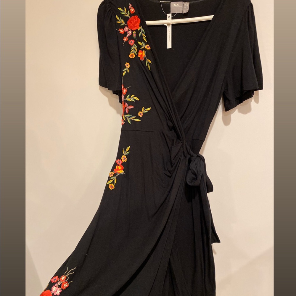 ASOS maternity wrap dress